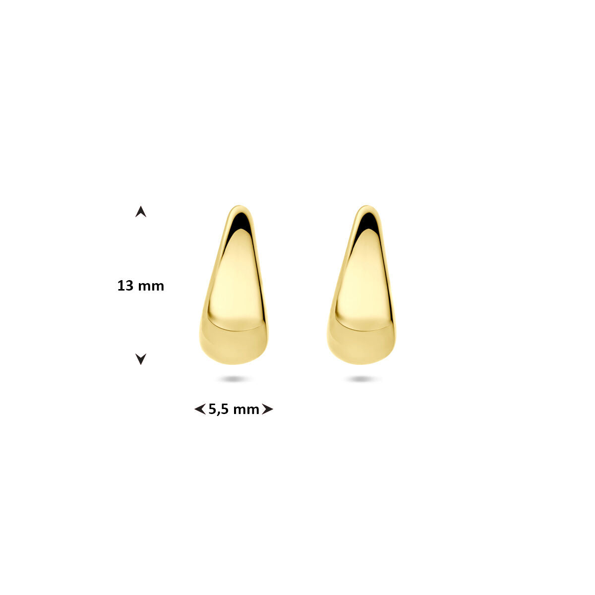 Fantasy Collection Oorbellen 13 mm 14K geelgoud