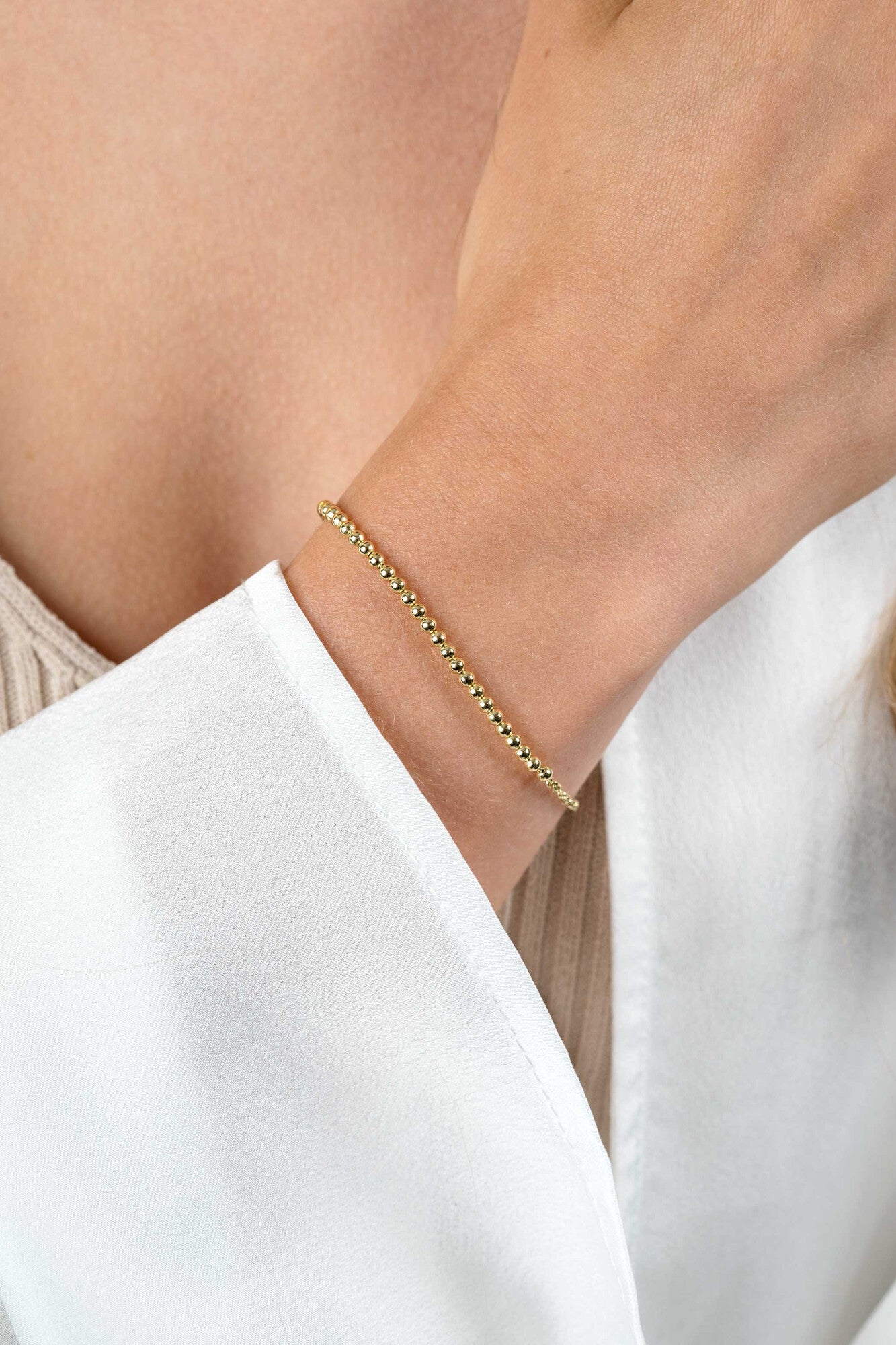 ZINZI Verguld Zilveren Armband 16-19 cm - ZIA2640G