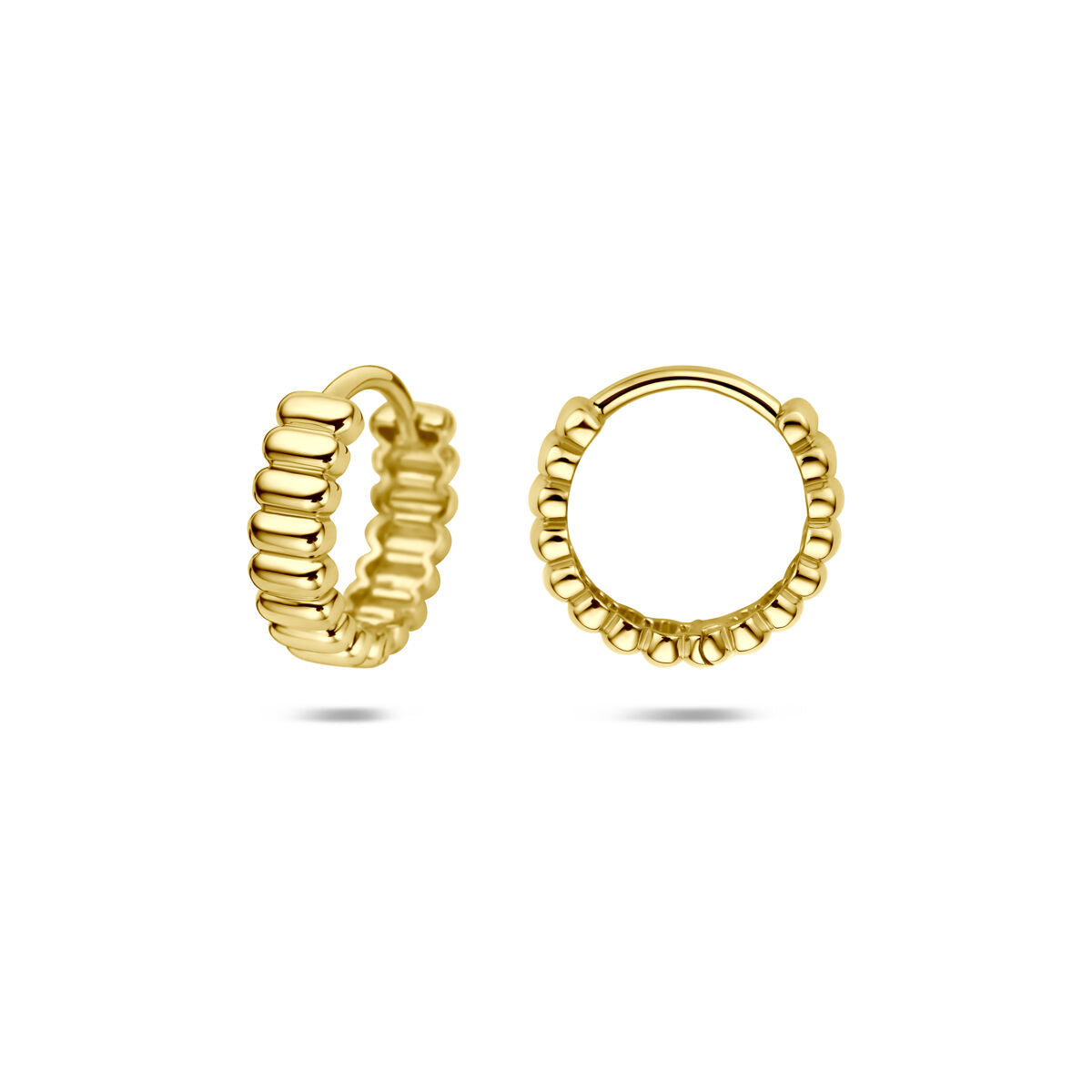 Klapoorringen 14K geelgoud 13,5 mm