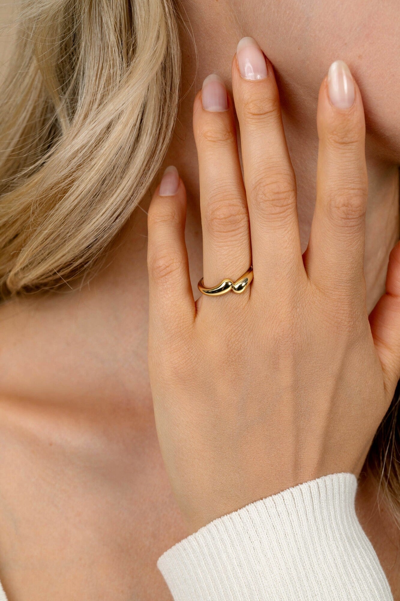 ZINZI Verguld Zilveren Ring - ZIR2682G