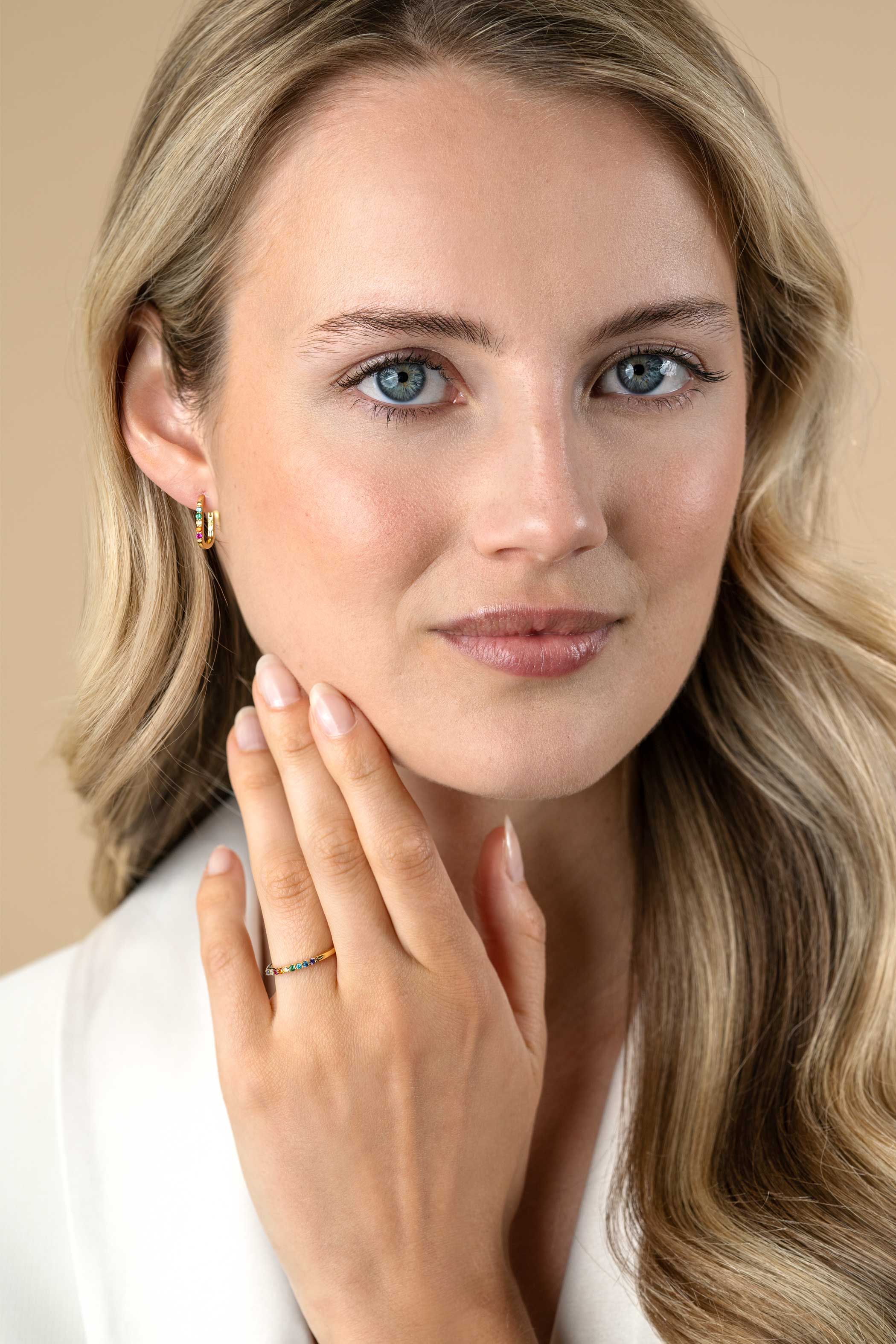 ZINZI Verguld Zilveren Ring met Zirkonia - ZIR2598