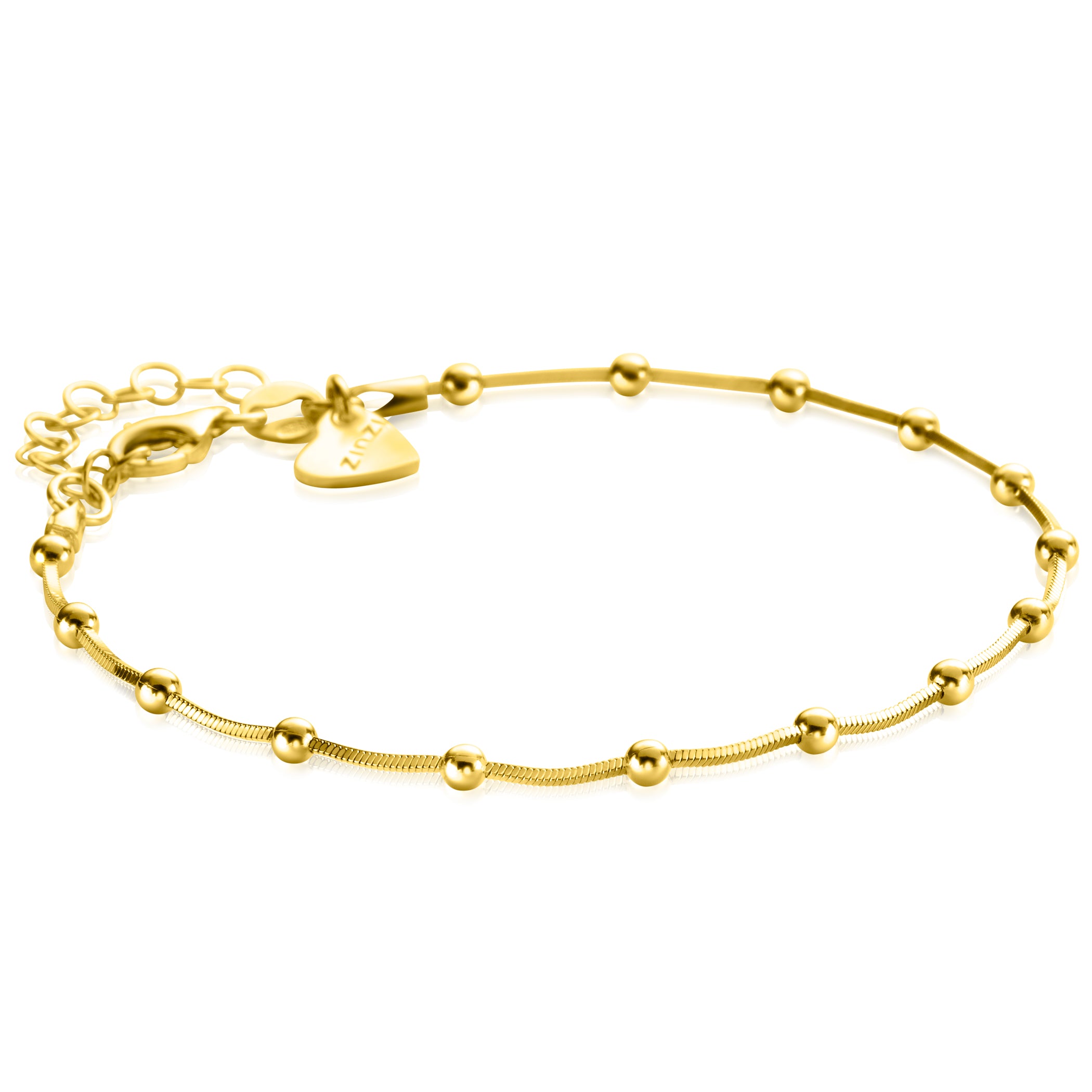 ZINZI Verguld Zilveren Armband 17-20cm - ZIA2471G