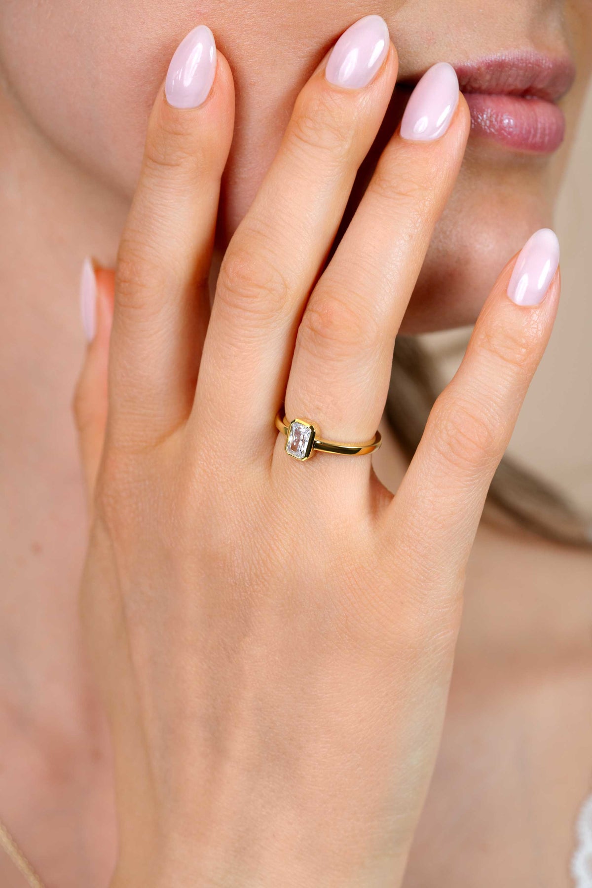 ZINZI Verguld Zilveren Ring ZIR2899