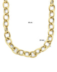 14K geelgoud collier anker 10 mm 45 cm 4027131 - PansiteNederland.nl