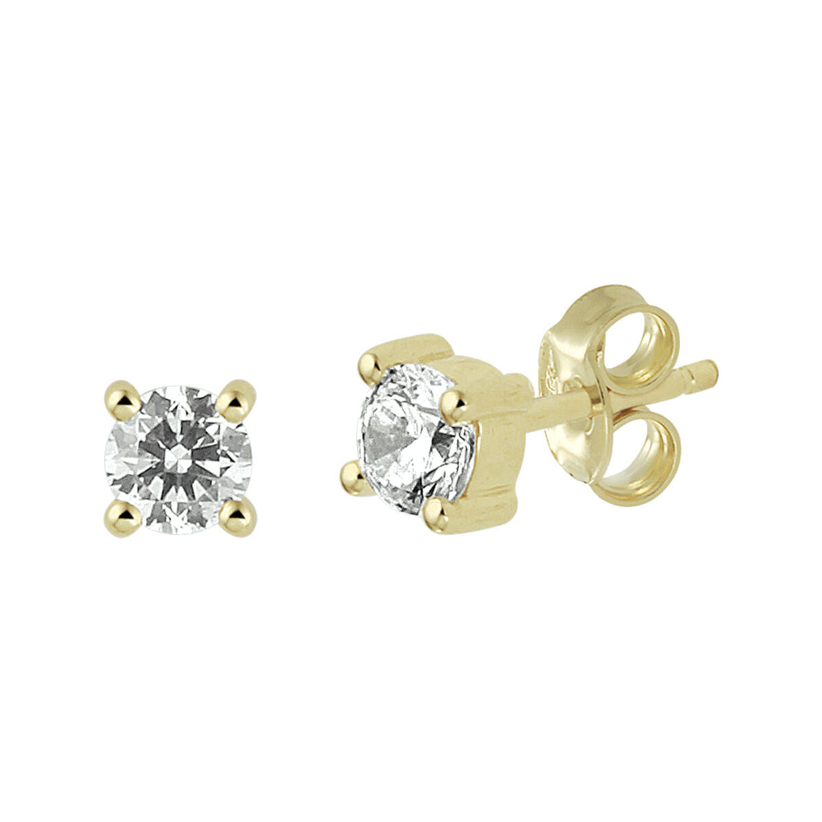 Fantasy Collection Oorbellen zirkonia 14K geelgoud
