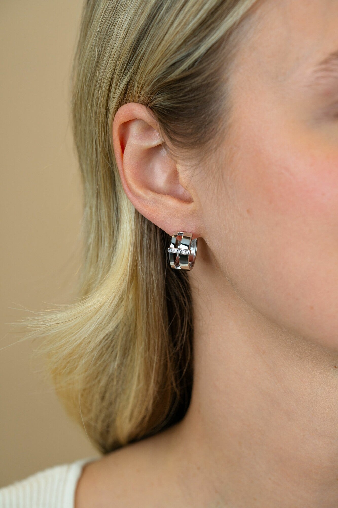 ZINZI zilveren oorringen met luxe scharniersluiting 17mm ZIO2728 - PansiteNederland.nl