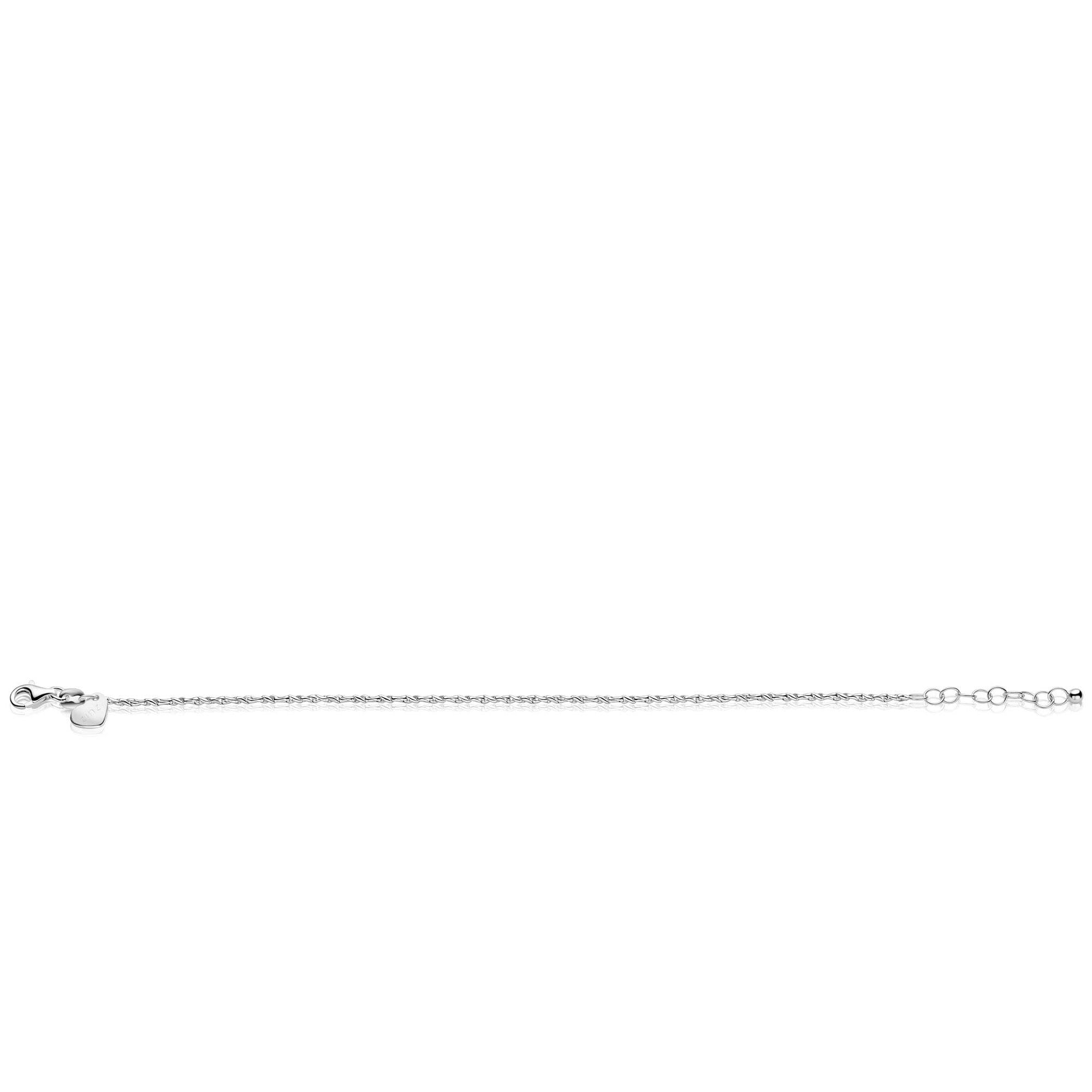 ZINZI Verguld Zilveren Armband 17,5-20,5 cm - ZIA2843