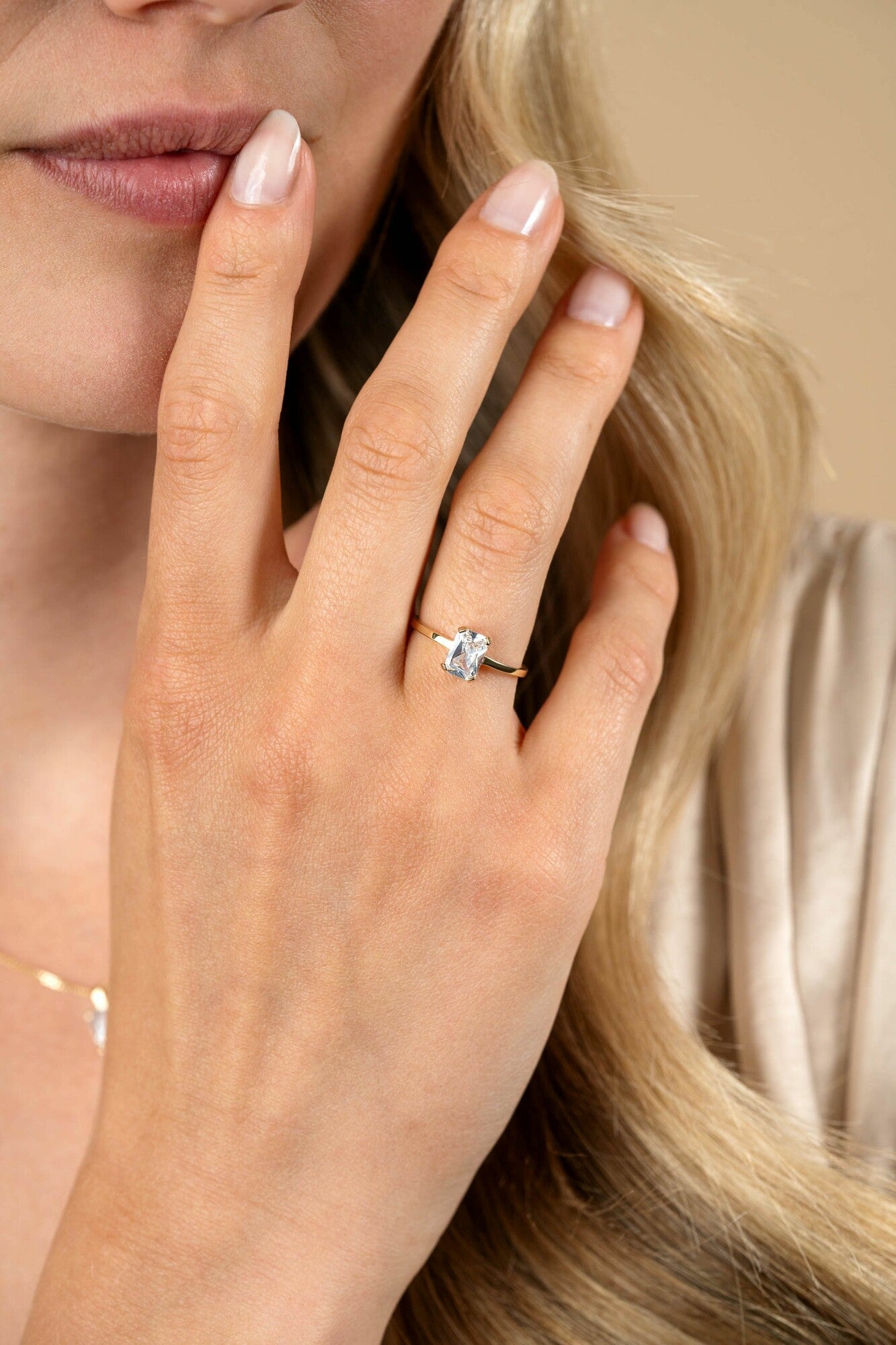 ZINZI 14K Gouden Ring met Witte Zirkonia ZGR509