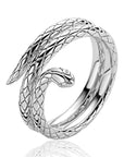 ZINZI zilveren multi-look ring (14mm breed) met slang ZIR2721 - PansiteNederland.nl