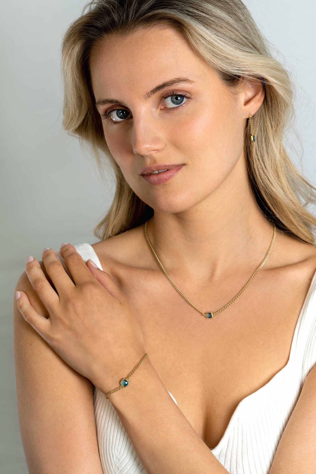 ZINZI Verguld Zilveren Armband 16-19 cm - ZIA2417G