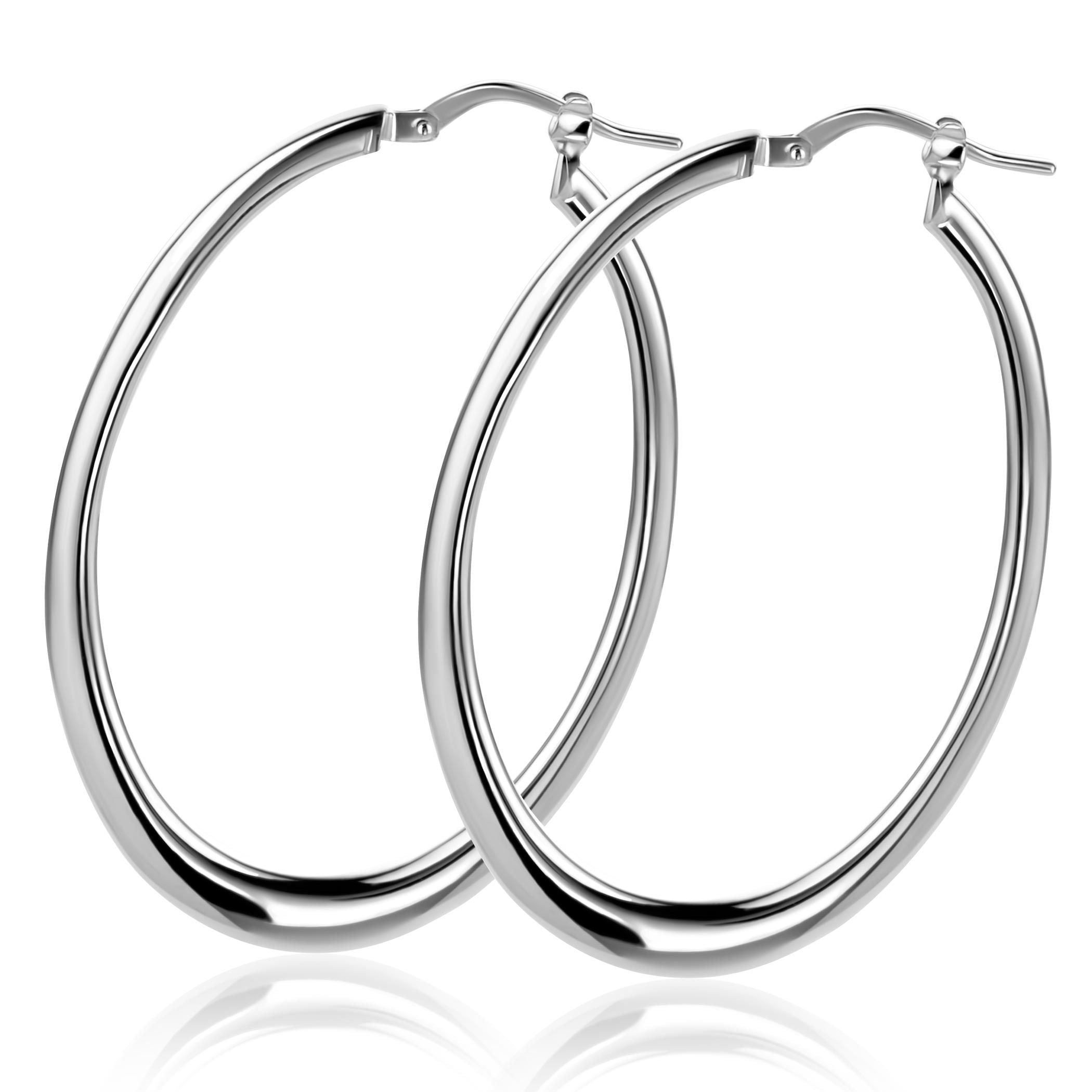 ZINZI Zilveren Oorbellen 48mm - ZIO2701