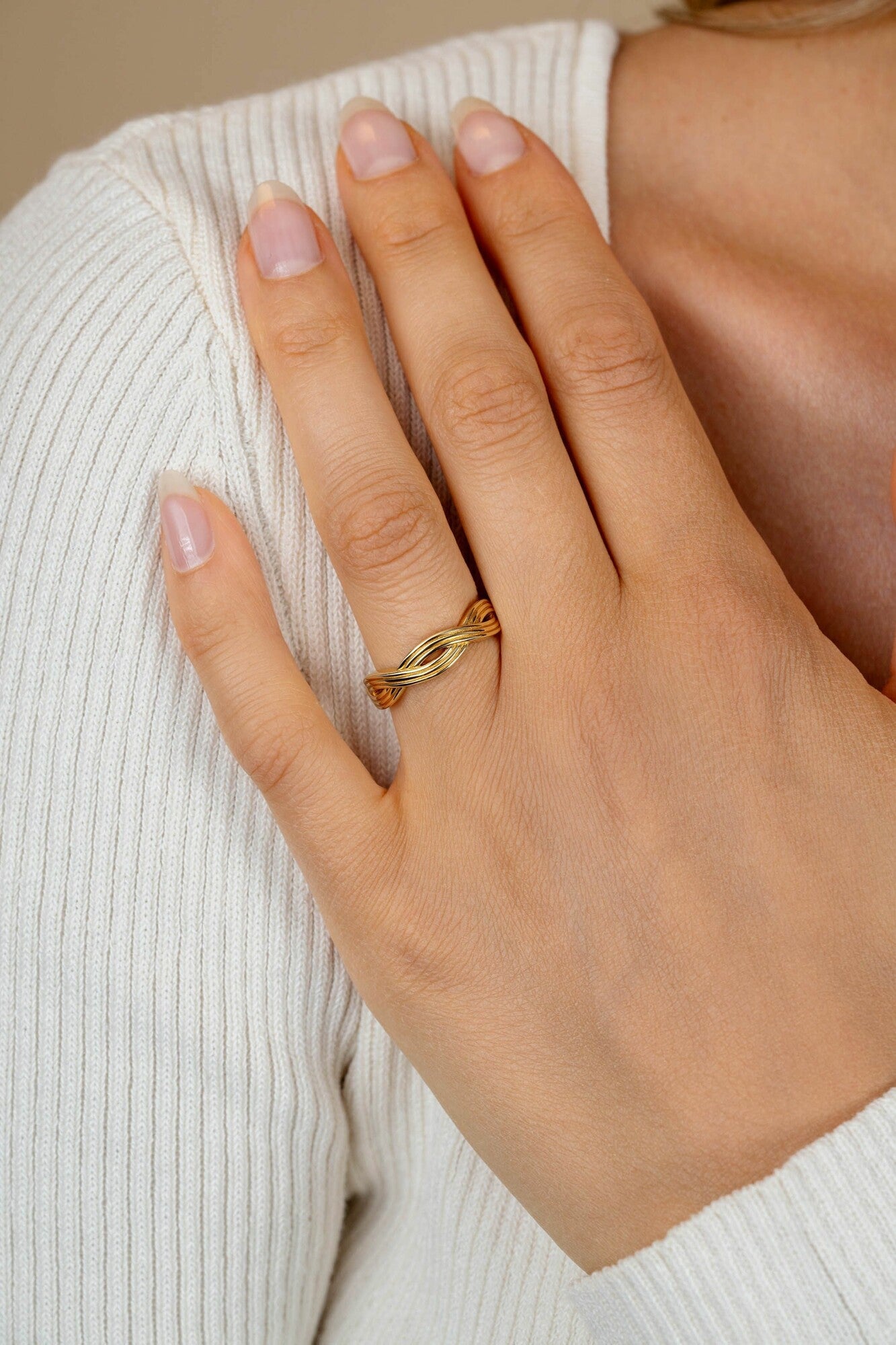 ZINZI Verguld Zilveren Ring - ZIR2684