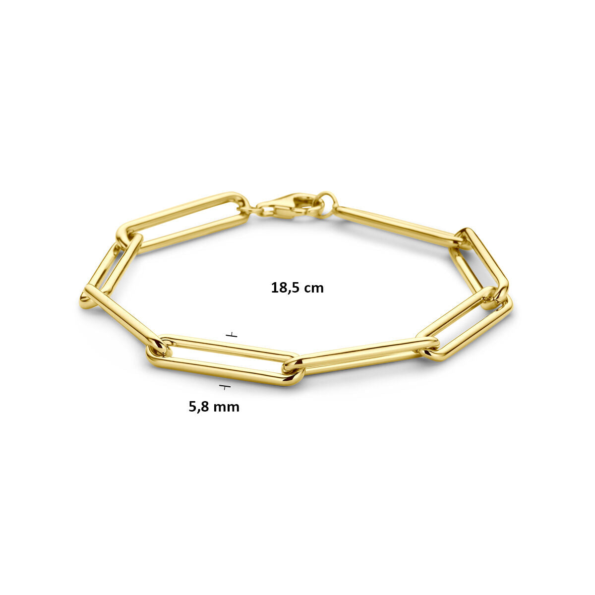 Armband 5,8 mm 14K geelgoud 18,5 cm