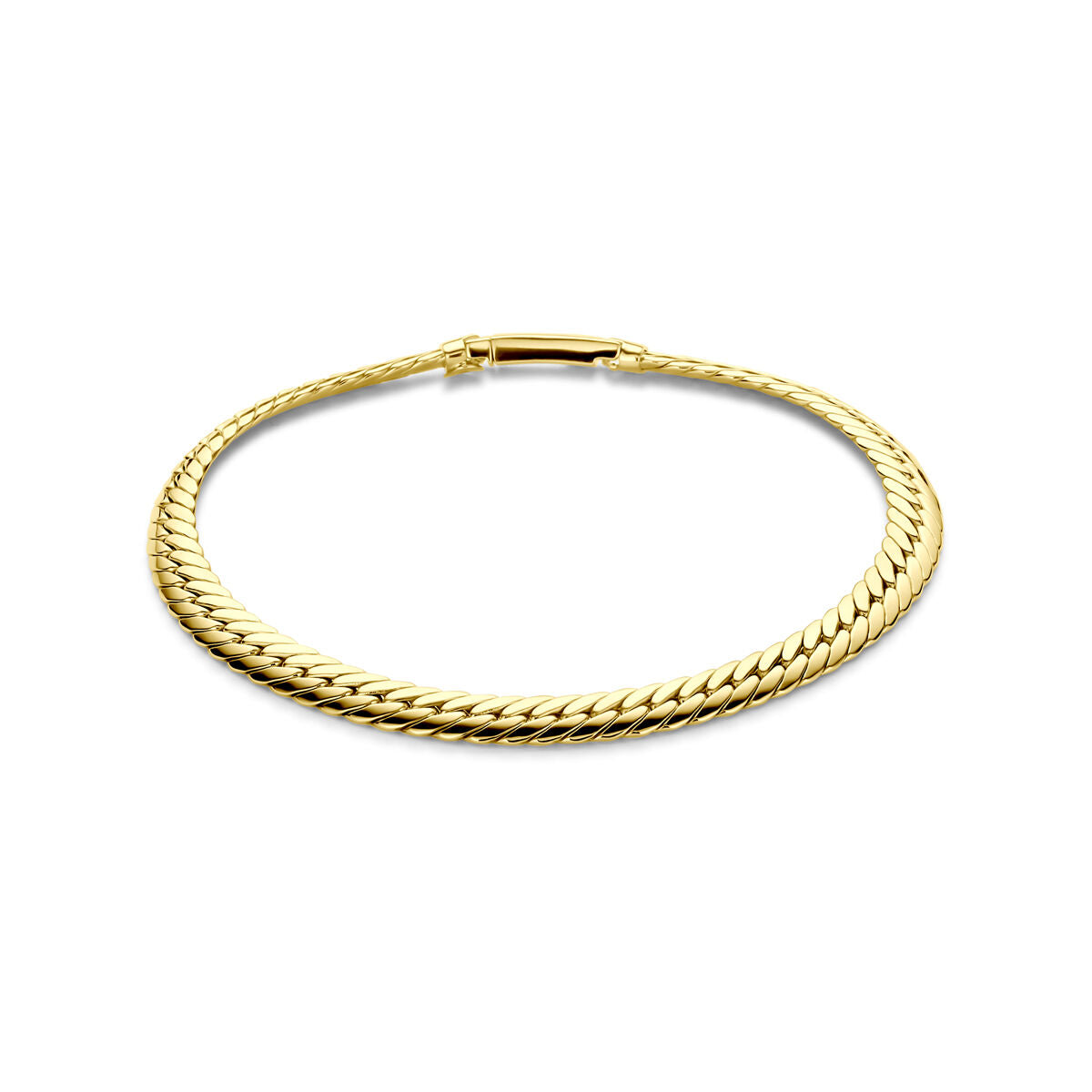 Fantasy Collection Armband gourmette 5 mm 18 cm 14K geelgoud