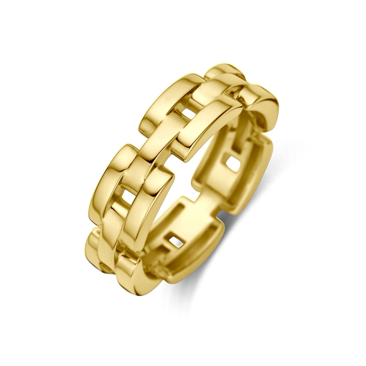 Ring schakel 14K geelgoud 5.5 mm