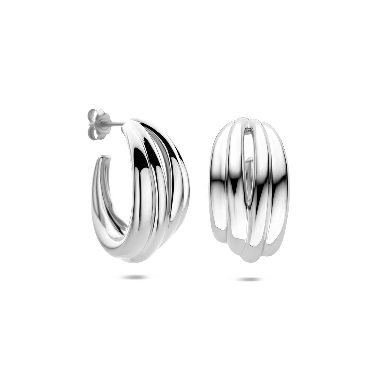 Fantasy Collection Oorbellen 30,5 mm zilver