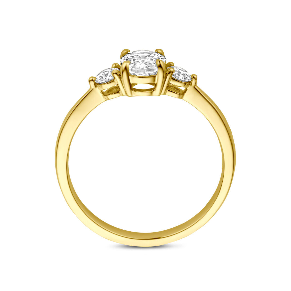 Fantasy Collection Ring zirkonia 14K geelgoud