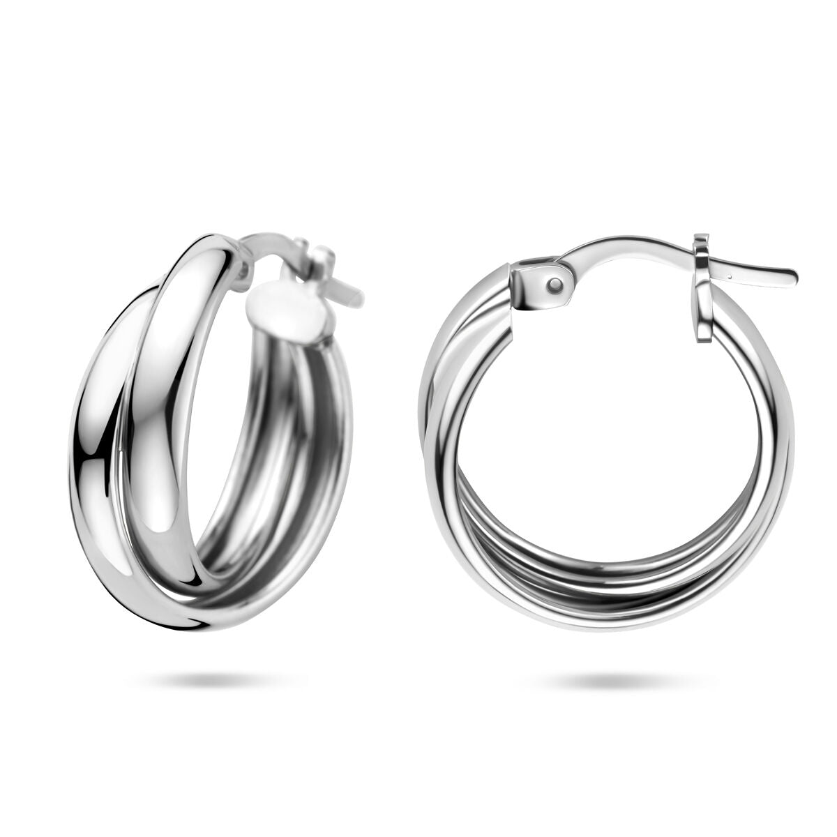 Fantasy Collection Oorbellen 19,5 mm zilver