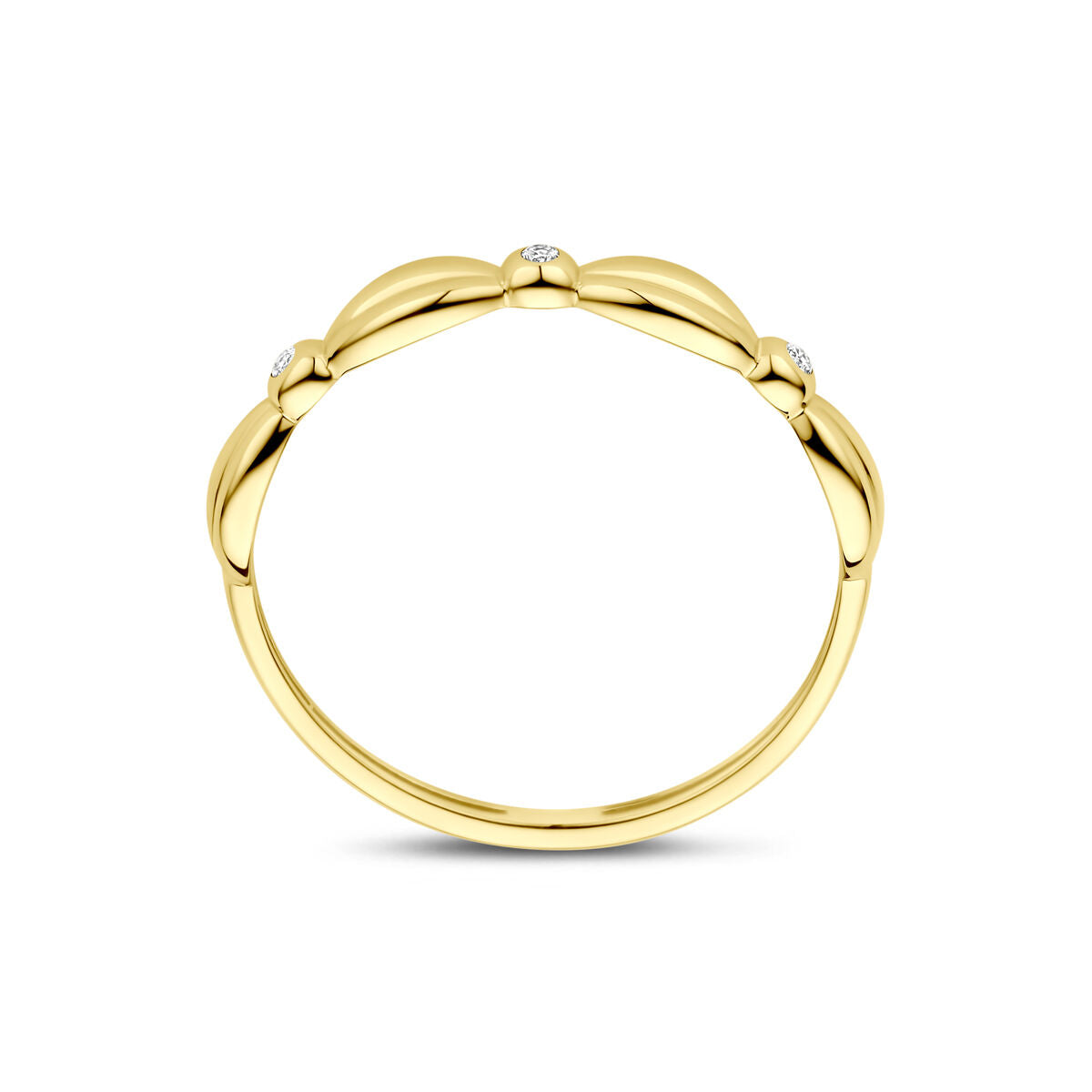 Fantasy Collection Ring zirkonia 14K geelgoud