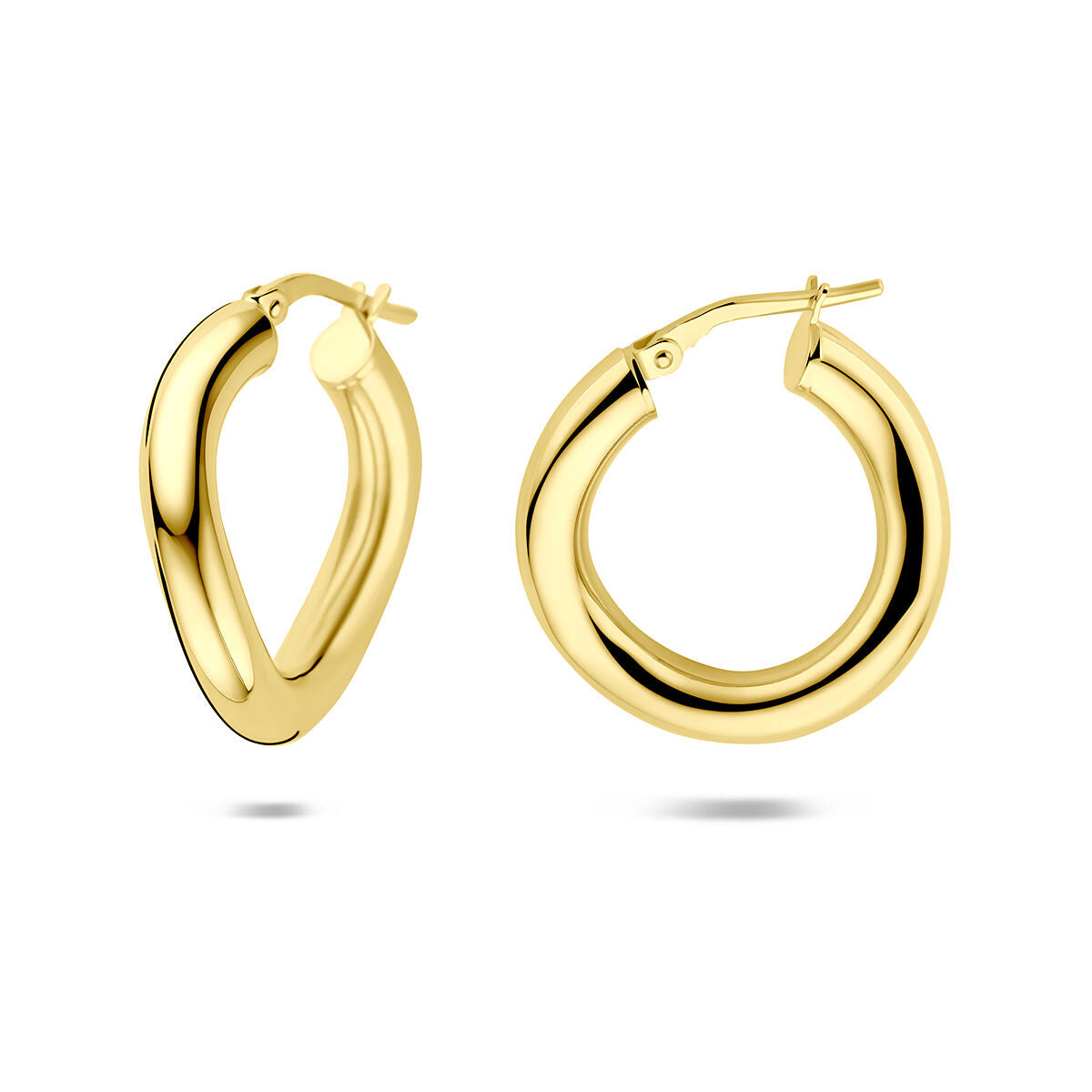 Fantasy Collection Oorbellen 23 mm 1 micron zilver verguld