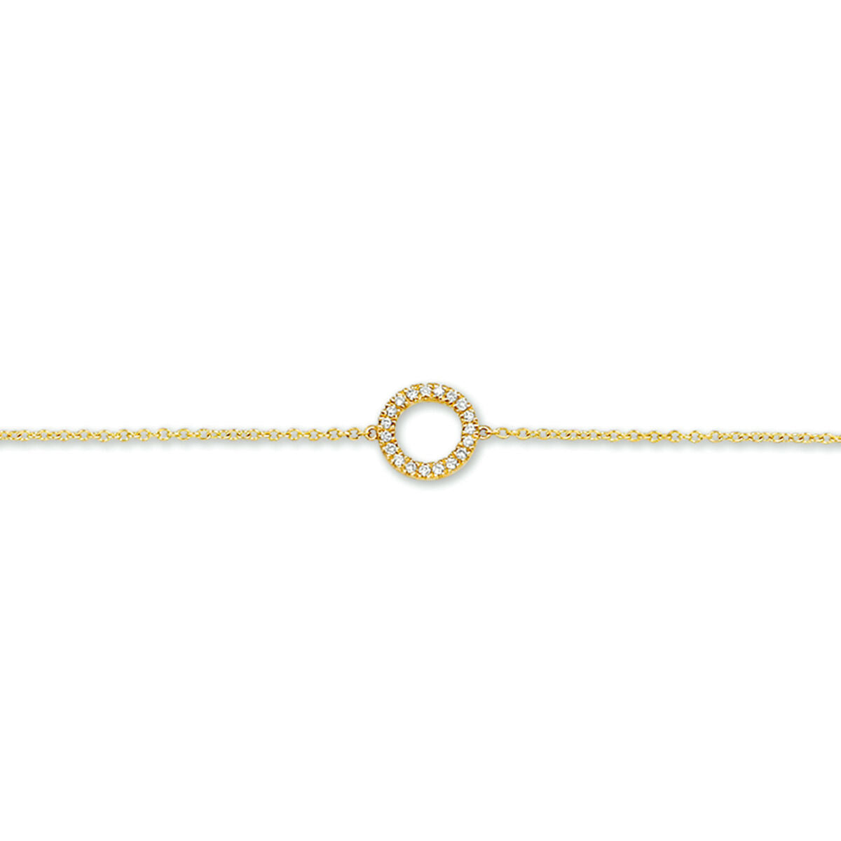 Armband Diamant 14K Geelgoud