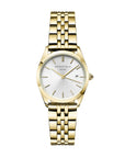 Rosefield horloge ASGSG-A15 The Ace XS Silver Sunray Steel Gold - PansiteNederland.nl