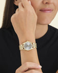 Rosefield horloge ASGSG-A15 The Ace XS Silver Sunray Steel Gold - PansiteNederland.nl