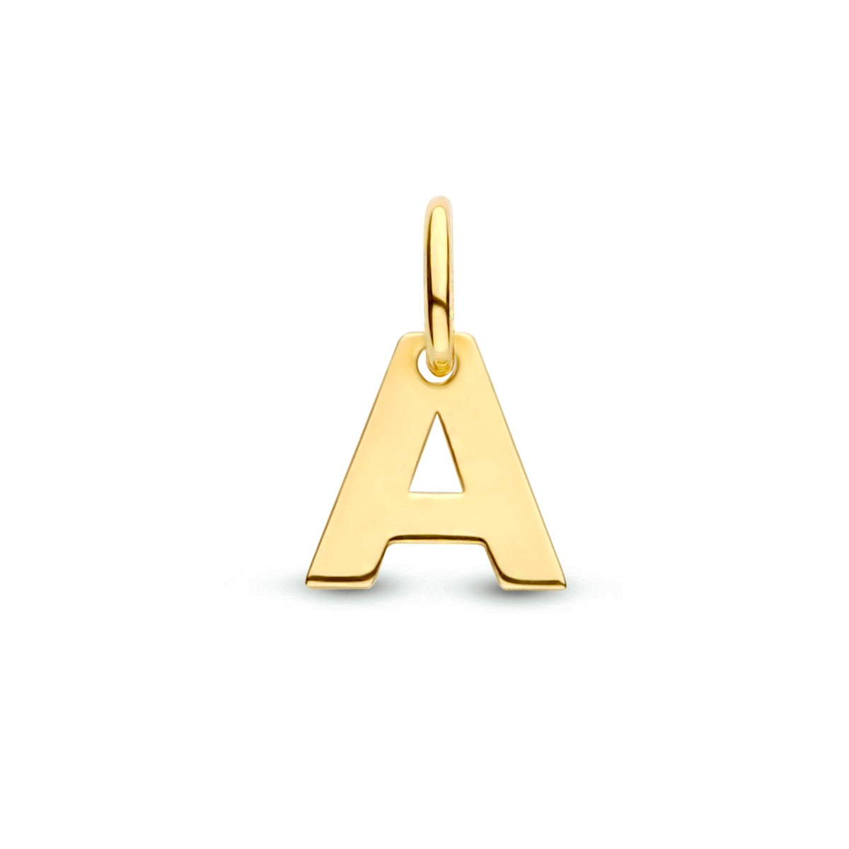 Hanger letter A 6 mm 14K geelgoud #Letter_A