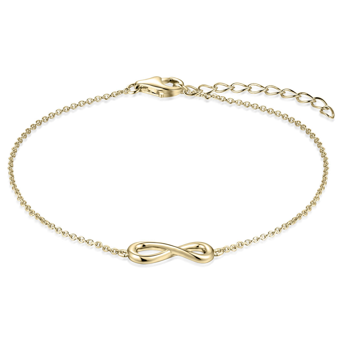 Gisser Armband Zilver Geel Verguld 17+3 cm – B1026Y