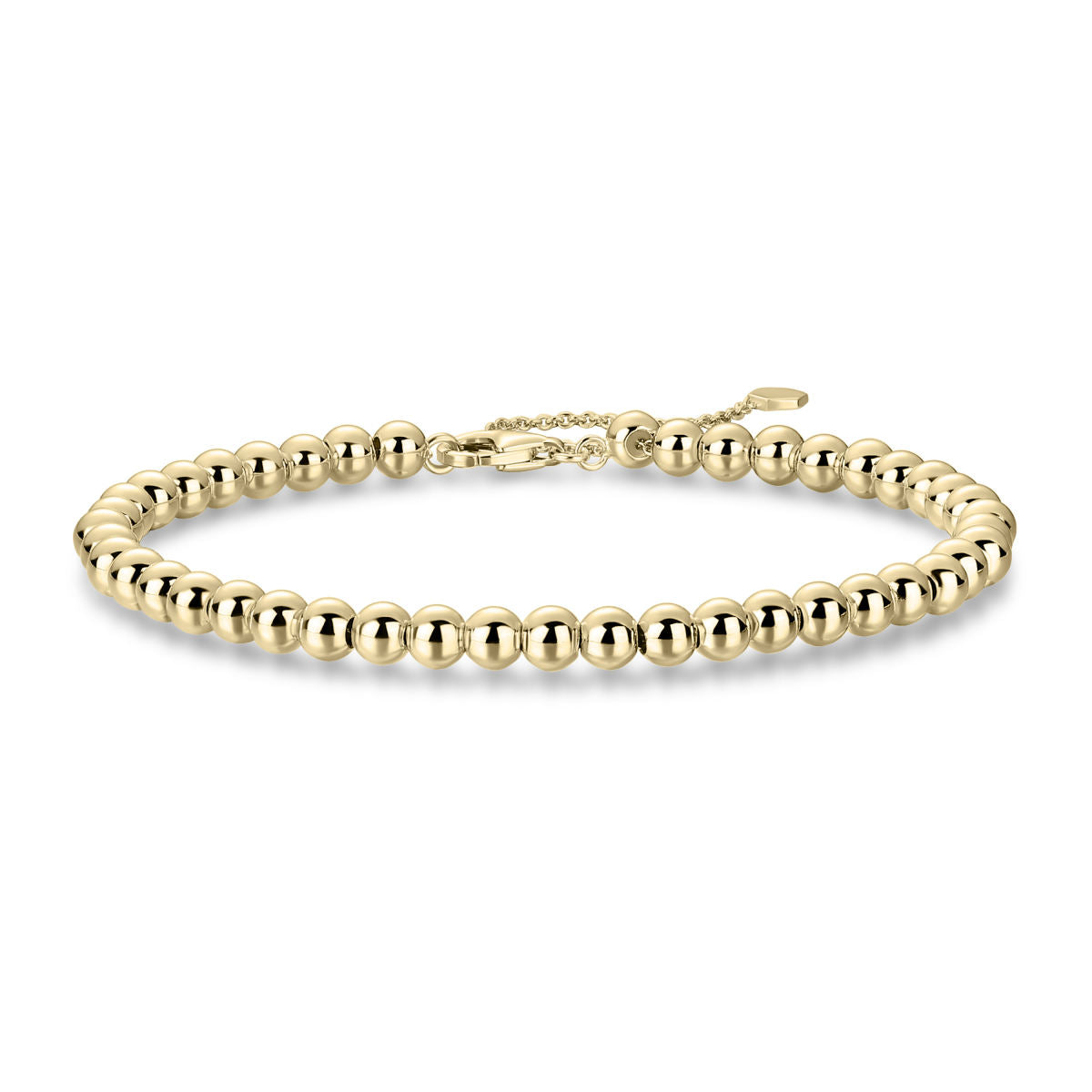 Gisser Armband Zilver Geel Verguld 17+3 cm – B1037Y