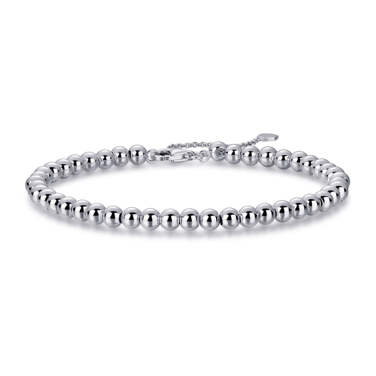 Gisser Armband Zilver Gerhodineerd 17+3 cm – B1037