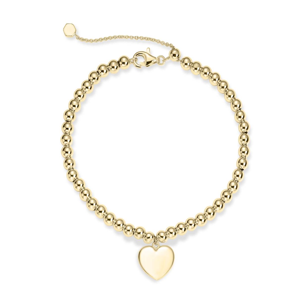 Gisser Armband Zilver Geel Verguld 17+3 cm – B1043Y