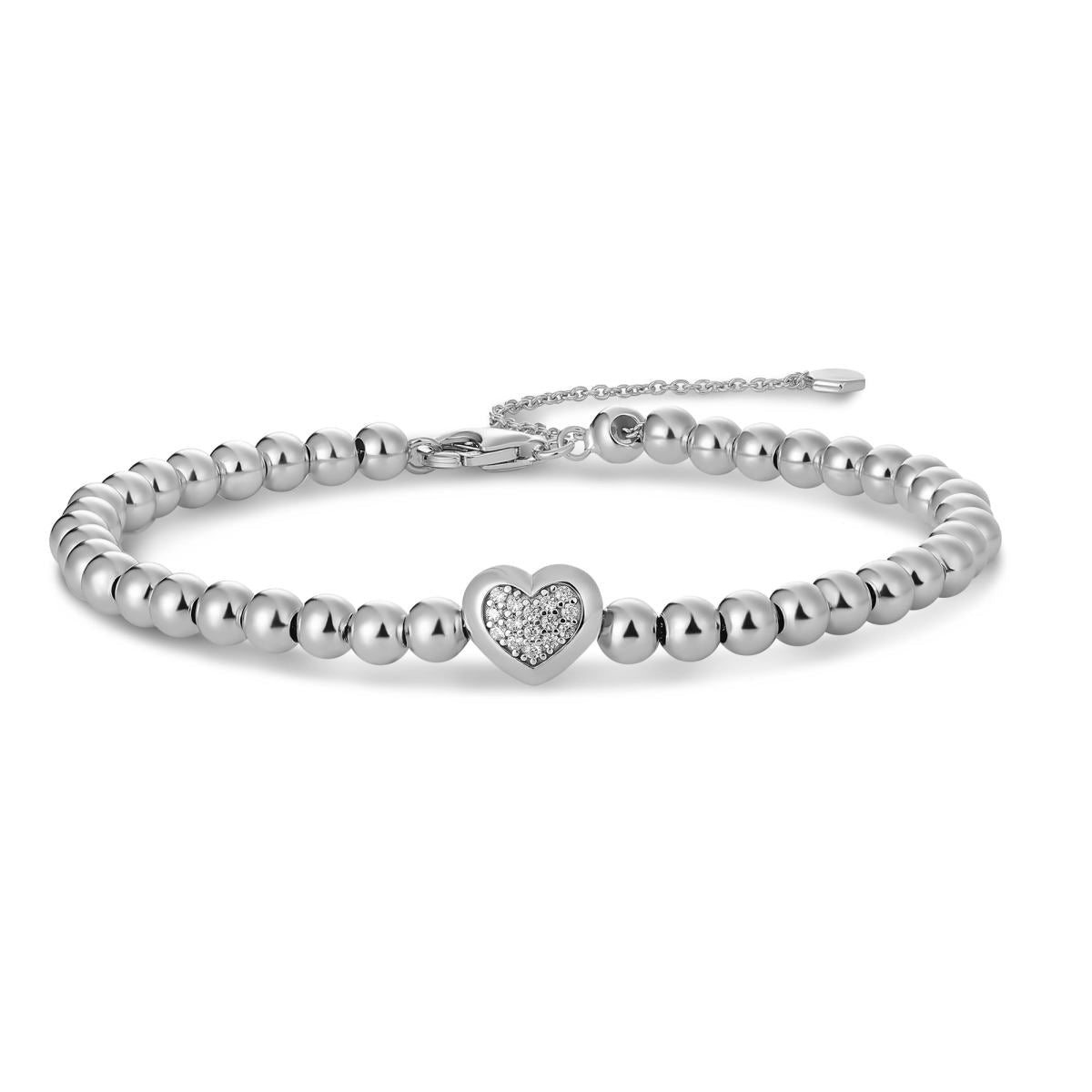 Gisser Armband Zilver Gerhodineerd 17+3 cm – B1045