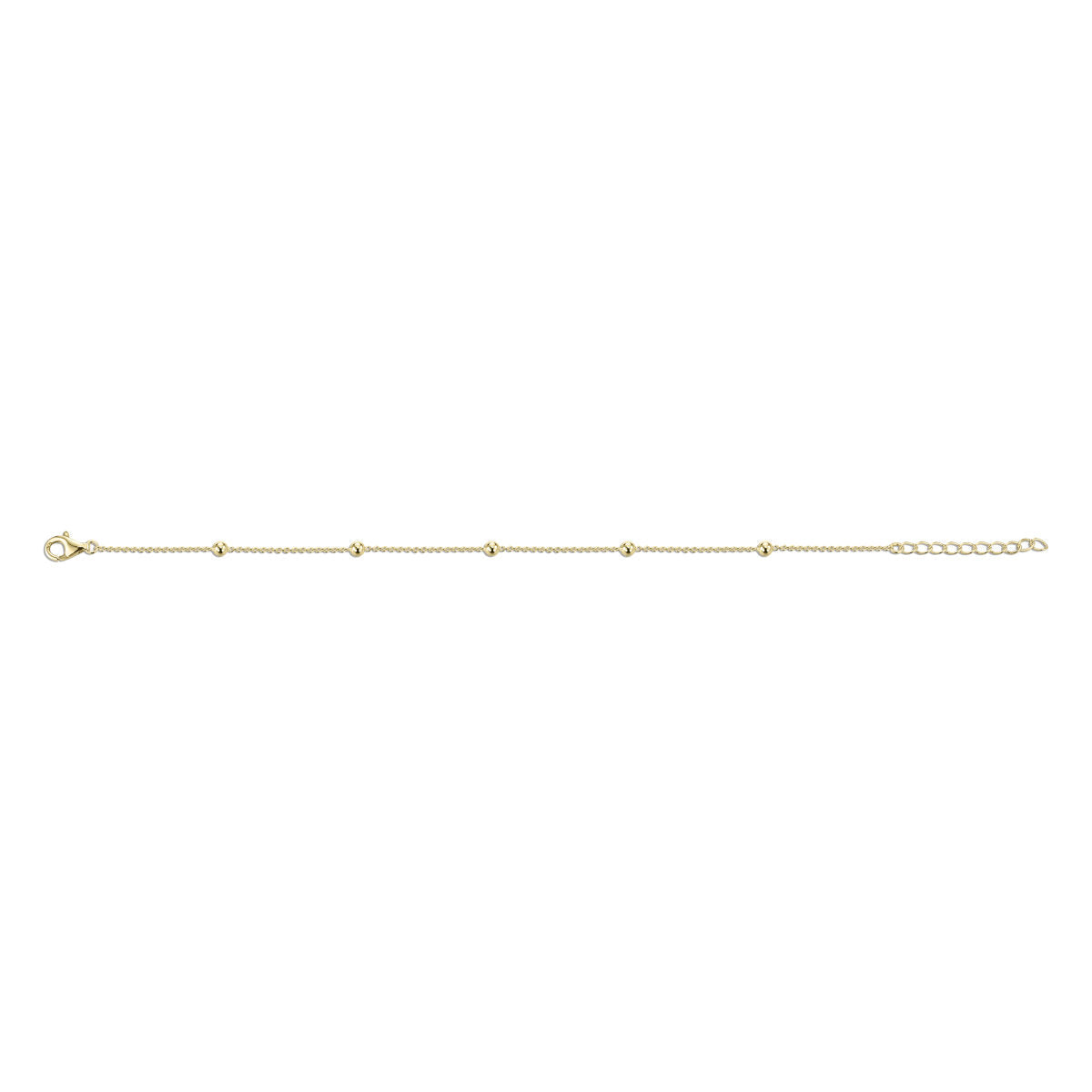 Gisser Armband Zilver Geel Verguld 17+3 cm – B1053Y – foto 2
