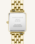 Rosefield horloge BEGSG-Q050 Boxy XS Emerald Steel Gold - PansiteNederland.nl