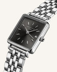 Rosefield horloge BGSSS-Q051 Boxy XS Grey Steel Silver - PansiteNederland.nl