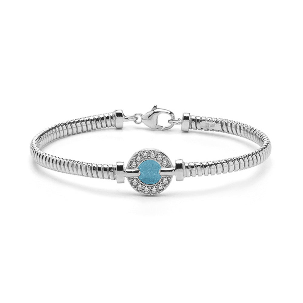 See You Zilveren asarmband met zirkonia-ornament – BL-004 – afbeelding 1