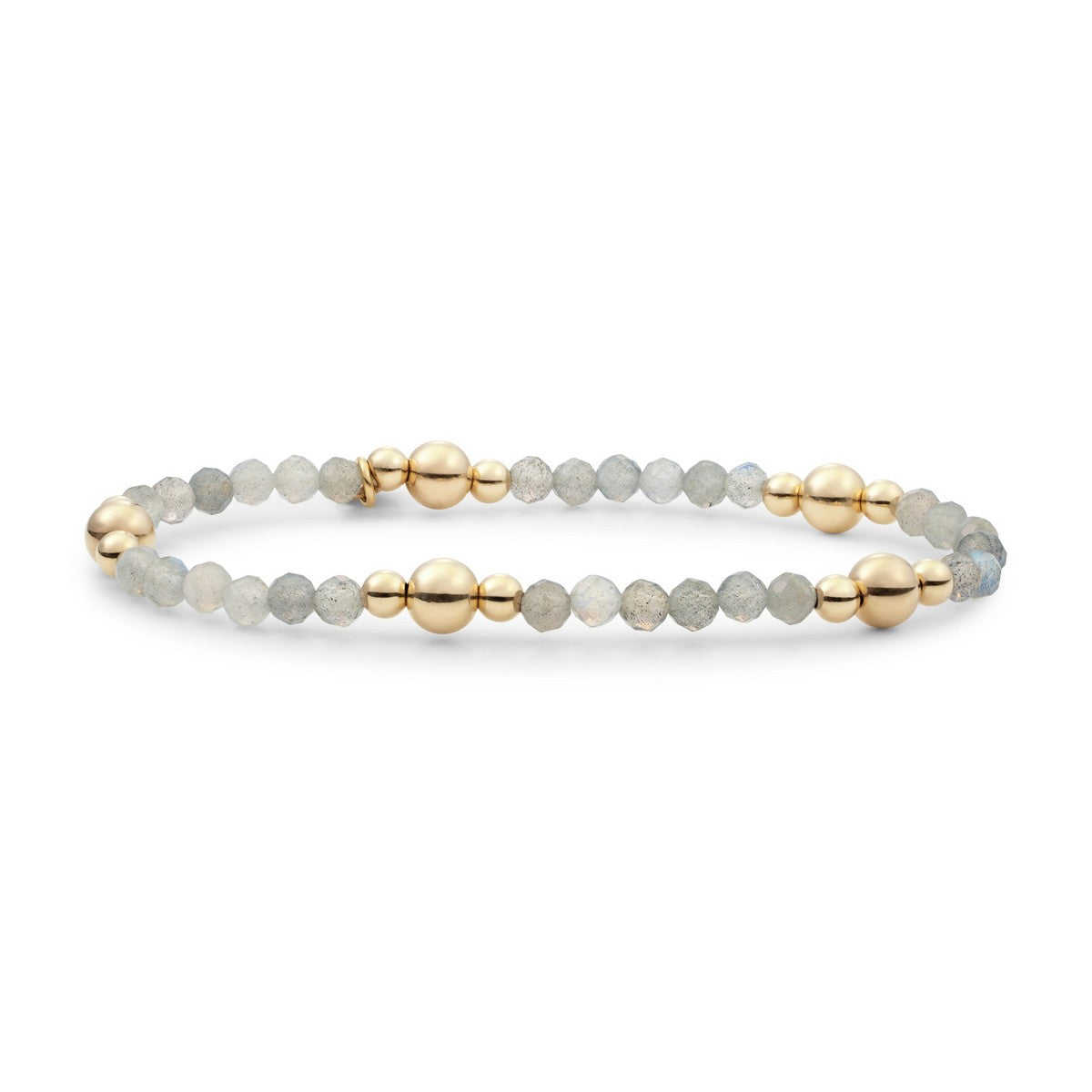 Sparkling Jewels Armband Labradoriet BLK01G-G18 Goudkleurig