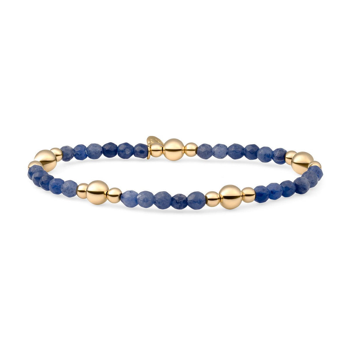 Sparkling Jewels Armband Sodaliet BLK01G-G20 Goudkleurig