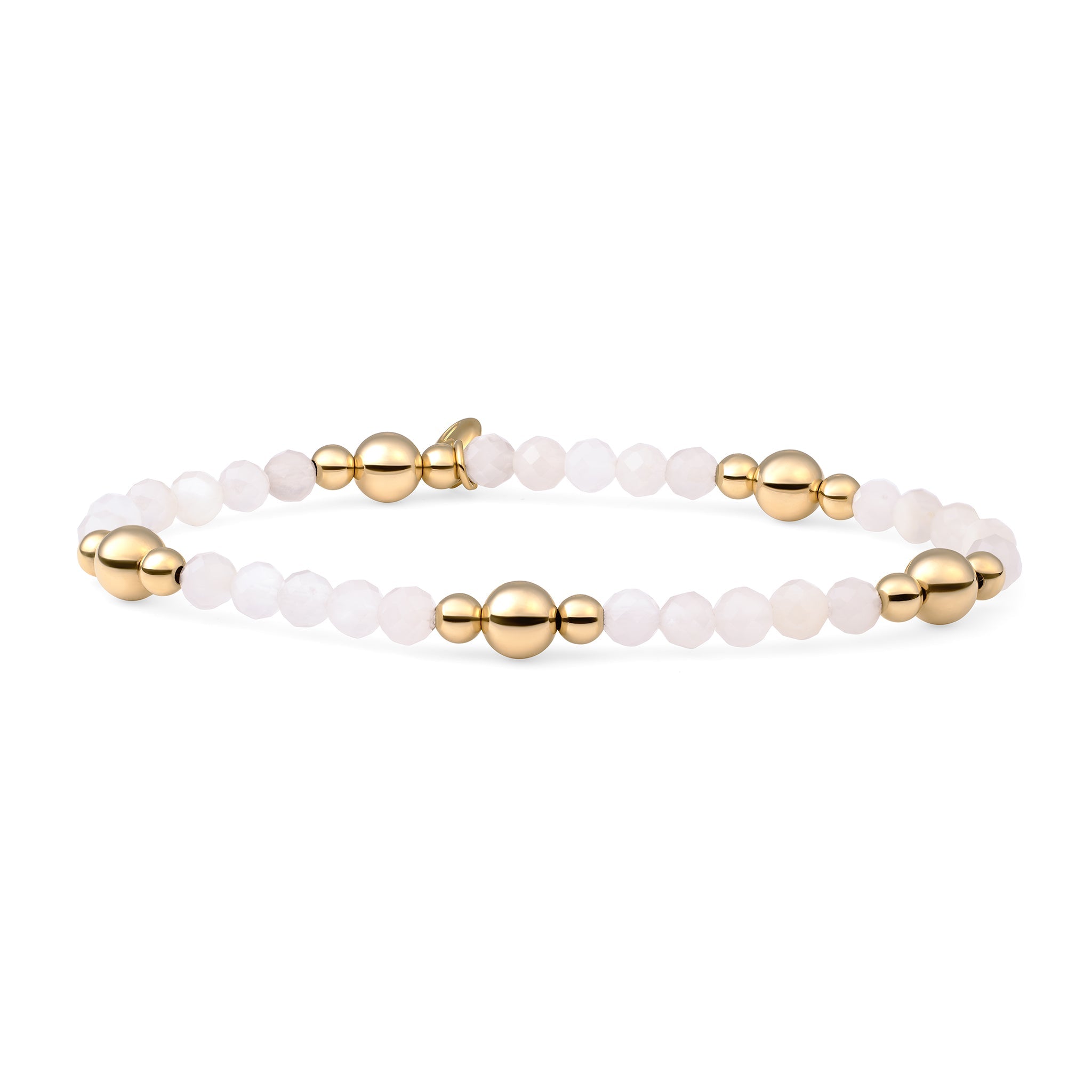 Sparkling Jewels Armband Maansteen BLK01G-G54 Goudkleurig