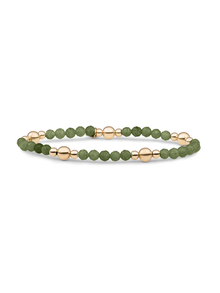 Sparkling Jewels Armband Jade BLK01G-G64 Goudkleurig