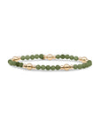 Sparkling Jewels armband Lime Jade Bold Mix - Gold BLK01G-G64 - PansiteNederland.nl