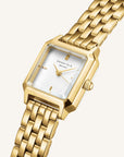 Rosefield horloge BWGSG-B01 The Boxelle White Dial Gold Steel - PansiteNederland.nl