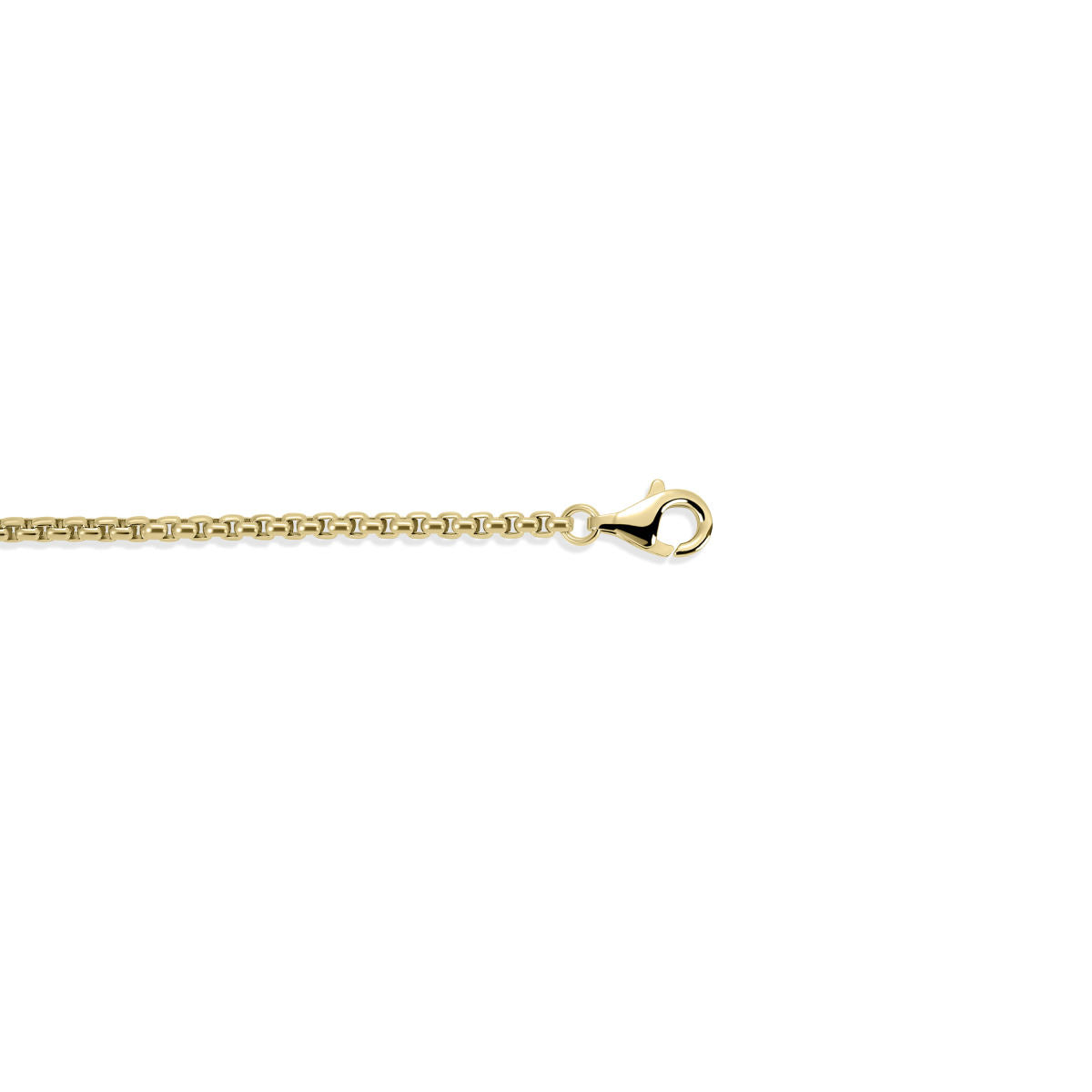 Gisser Ketting Zilver Geel Verguld – C014Y – foto 2