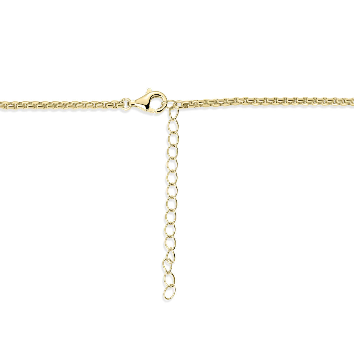 Gisser Ketting Zilver Geel Verguld – C014Y – foto 3