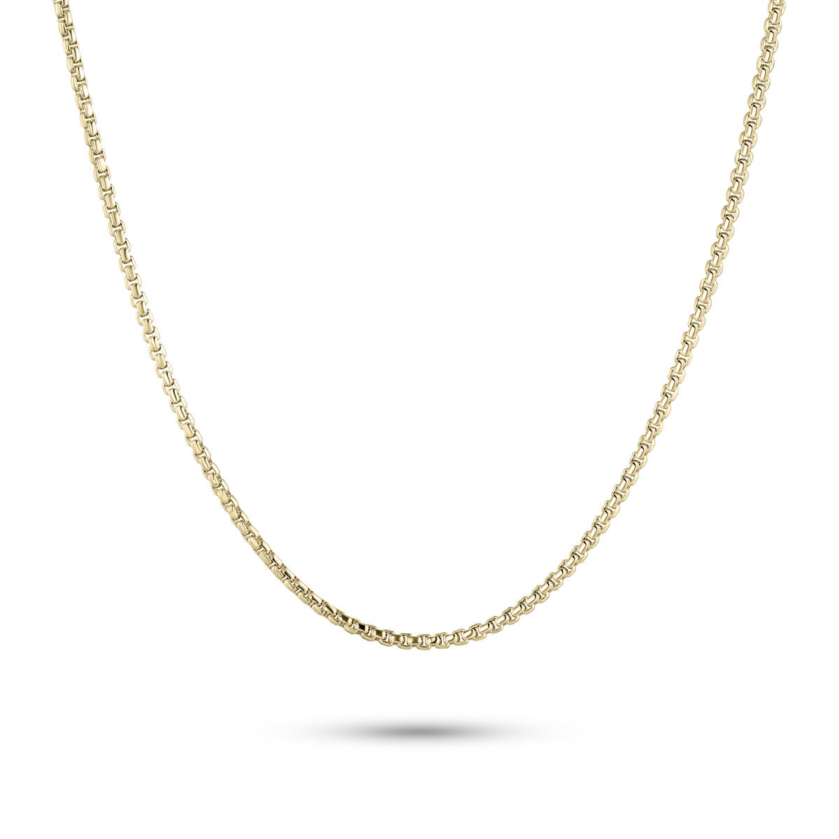 Gisser Ketting Zilver Geel Verguld – C014Y
