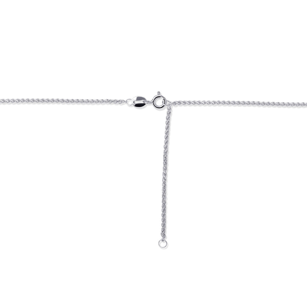 Gisser Ketting Zilver Gerhodineerd – C015 – foto 3