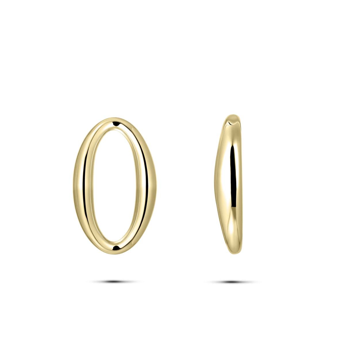 Gisser Oorbedels Zilver Geel Verguld – C1000Y – foto 3