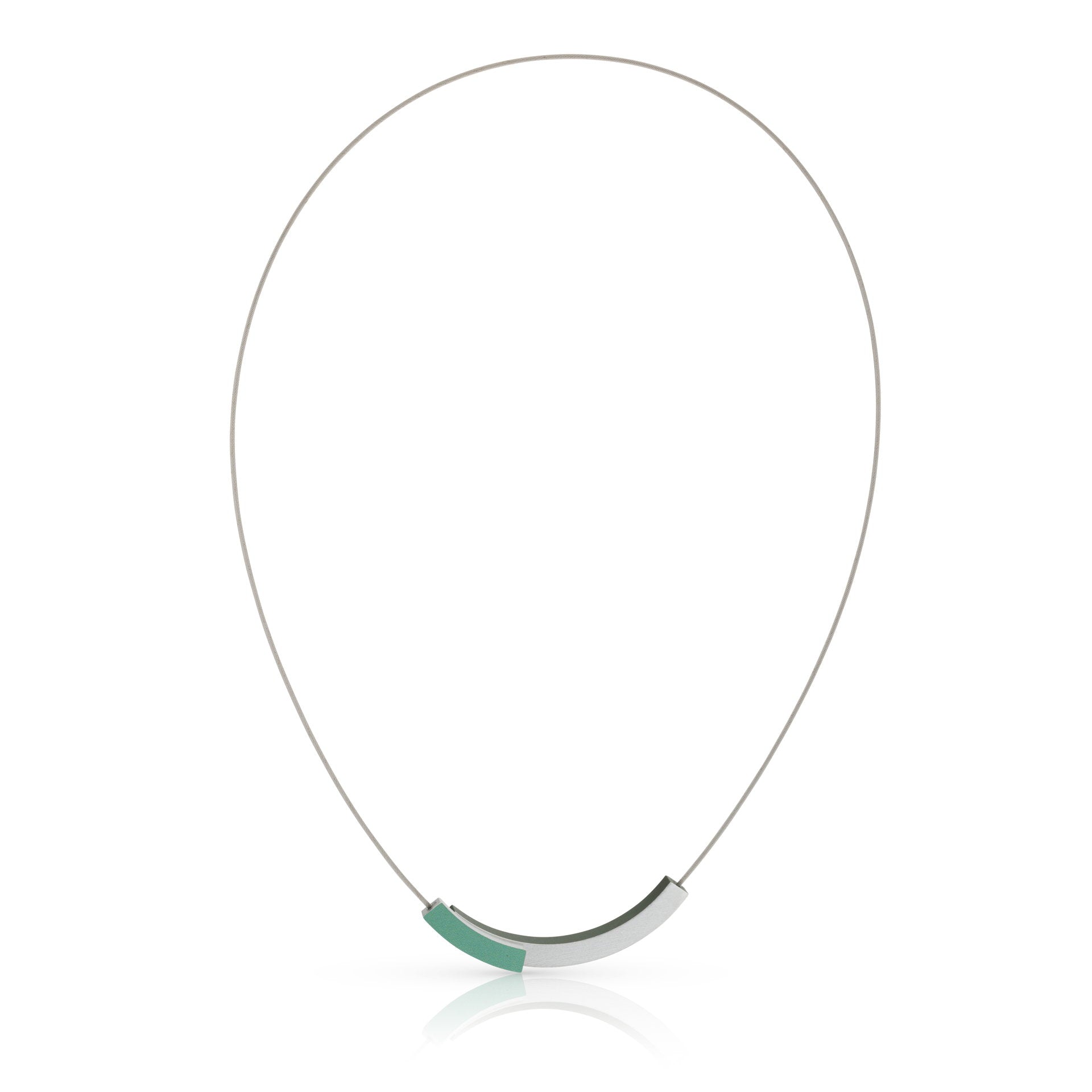 Clic Twee Boogjes met Kleur Collier - C271GR