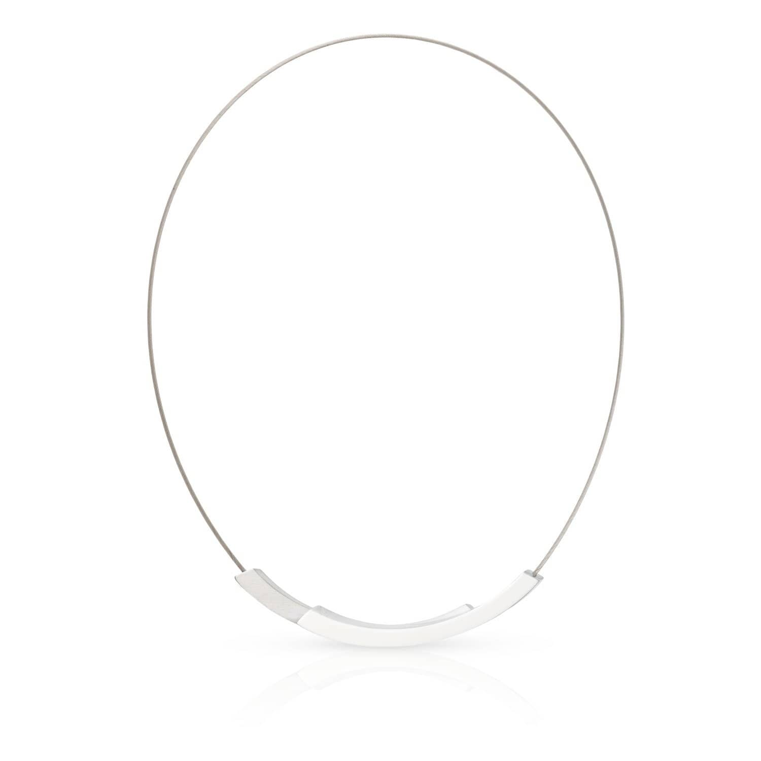 Clic Bogen Collier 37,5cm goud zwart - C74